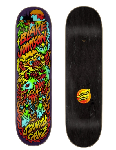 Santa Cruz Winkowski Ghost Skateboard Deck and 1 Hardware CCS Grip Skate Tool 8.60 with Bones Speed Cream