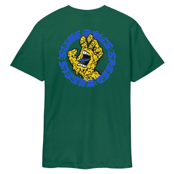 SANTA CRUZ SB HAND T-SHIRT ALPINE GREEN