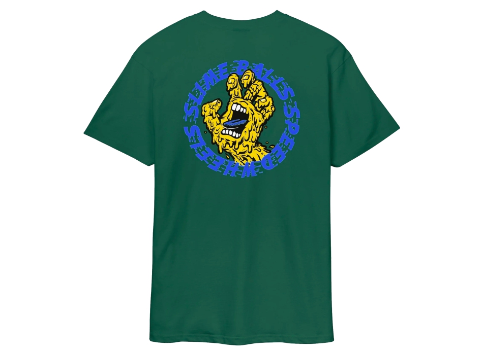 SANTA CRUZ SB HAND T-SHIRT ALPINE GREEN