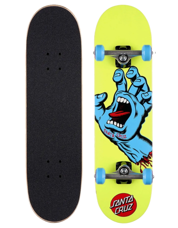Grijp pen borst Santa Cruz Skateboard Screaming Hand Mini Complete 7.75" - Skate Shop Online