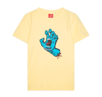 SANTA CRUZ YOUTH SCREAMING HAND T-SHIRT BUTTER