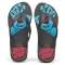 SANTA CRUZ SCREAMING HAND YOUTH FLIP FLOP BLACK