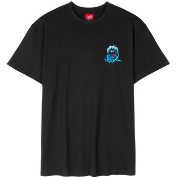 SANTA CRUZ SCREAMING WAVE T-SHIRT BLACK