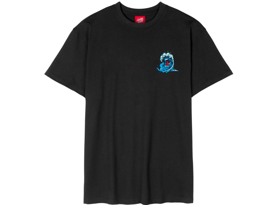 SANTA CRUZ SCREAMING WAVE T-SHIRT BLACK