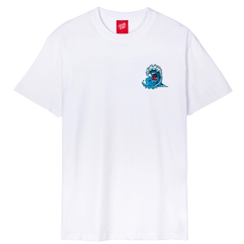 SANTA CRUZ SCREAMING WAVE T-SHIRT WHITE