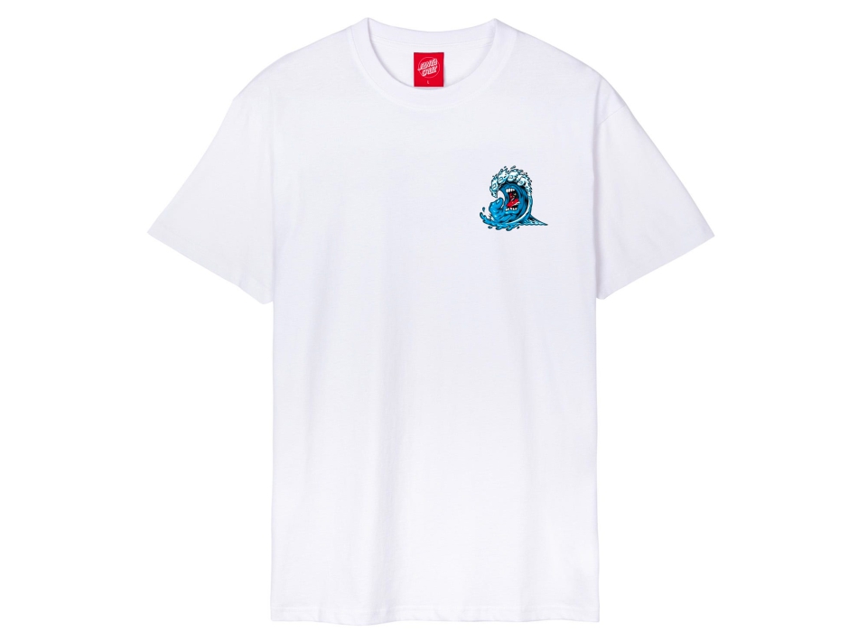 SANTA CRUZ SCREAMING WAVE T-SHIRT WHITE