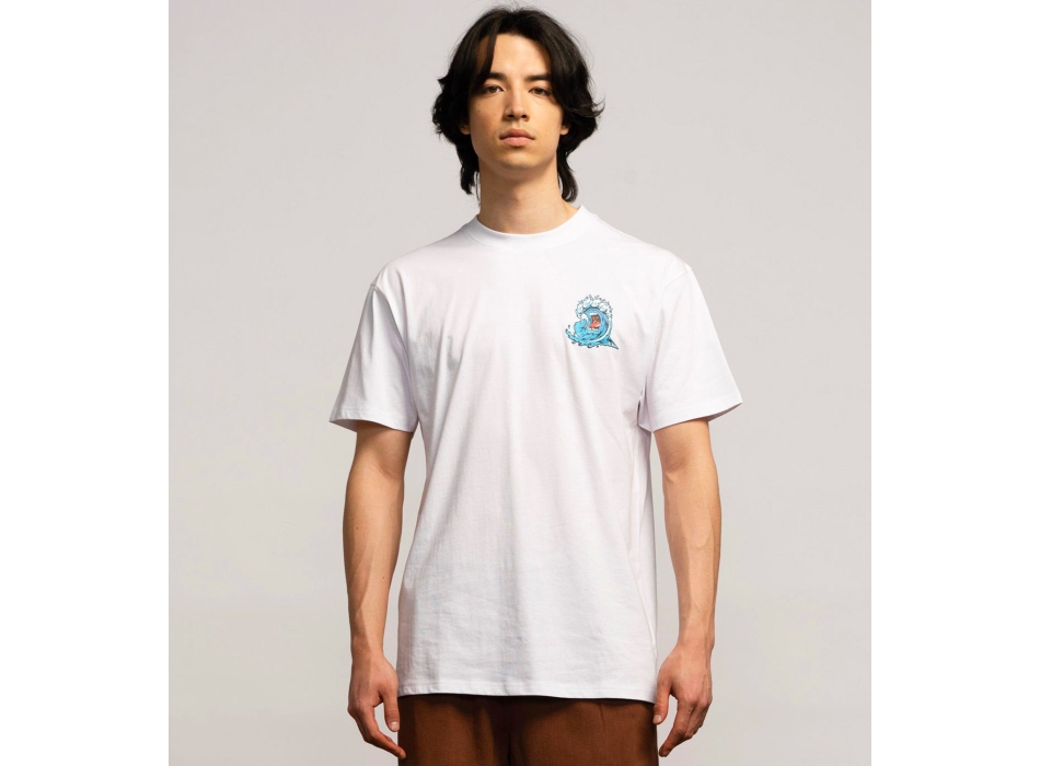 SANTA CRUZ SCREAMING WAVE T-SHIRT WHITE