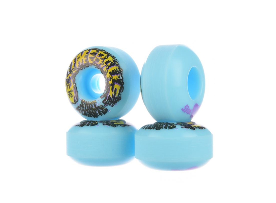 SANTA CRUZ SLIME BALLS SNOT ROCKETS PASTEL BLUE RUOTE SKATE 53MM