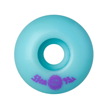 SANTA CRUZ SLIME BALLS SNOT ROCKETS PASTEL BLUE RUOTE SKATE 53MM