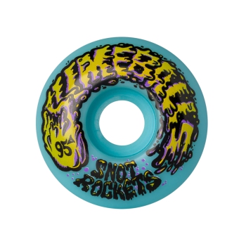 SANTA CRUZ SLIME BALLS SNOT ROCKETS PASTEL BLUE RUOTE SKATE 53MM