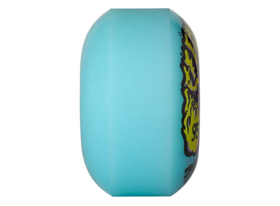 SANTA CRUZ SLIME BALLS SNOT ROCKETS PASTEL BLUE RUOTE SKATE 53MM