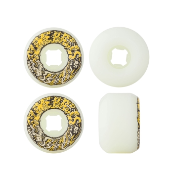 SANTA CRUZ SLIME BALLS VOMIT MINI II WHITE YELLOW WHEELS 56MM