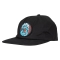 SANTA CRUZ SREAMING WAVE SNAPBACK BLACK