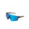 SANTA CRUZ STRIP RACER SUNGLASSES BLACK BLUE/BLUE
