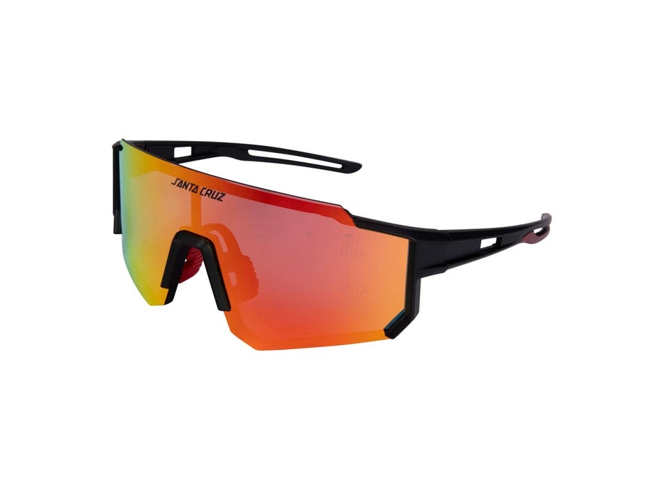 SANTA CRUZ STRIP RACER SUNGLASSES BLACK ORANGE RED