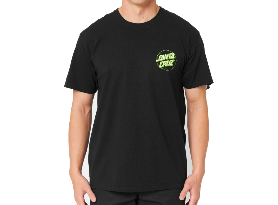 SANTA CRUZ TOXIC SKULL T-SHIRT BLACK