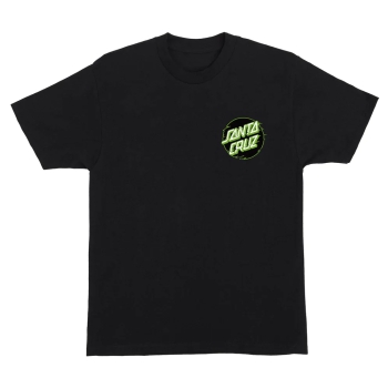 SANTA CRUZ TOXIC SKULL T-SHIRT BLACK