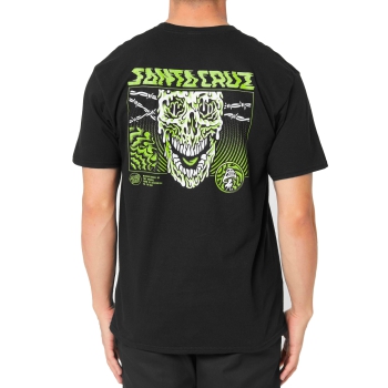 SANTA CRUZ TOXIC SKULL T-SHIRT BLACK
