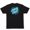 SANTA CRUZ VIVID SLICK DOT T-SHIRT BLACK