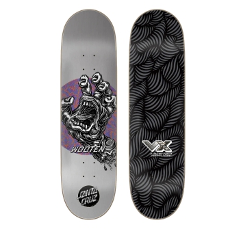 SANTA CRUZ WOOTEN ALIVE HAND VX 8.5" DECK