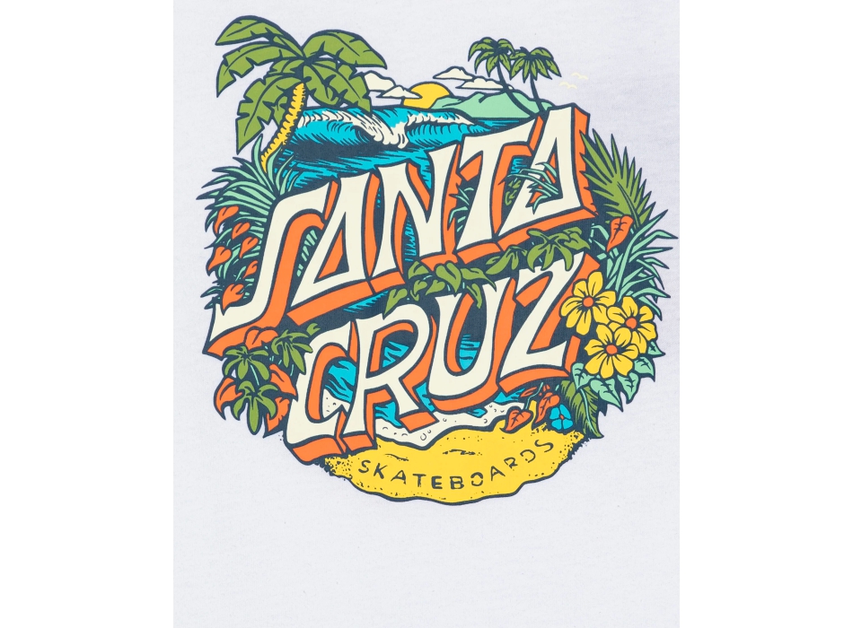 SANTA CRUZ YOUTH ALOHA DOT FRONT T-SHIRT