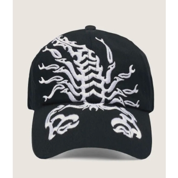SCORPION BAY BASEBALL HAT ICONIC IRON BLACK