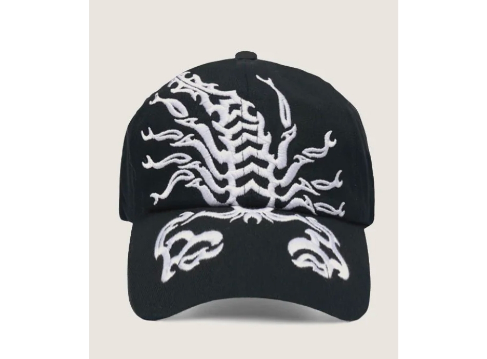 SCORPION BAY BASEBALL HAT ICONIC IRON BLACK