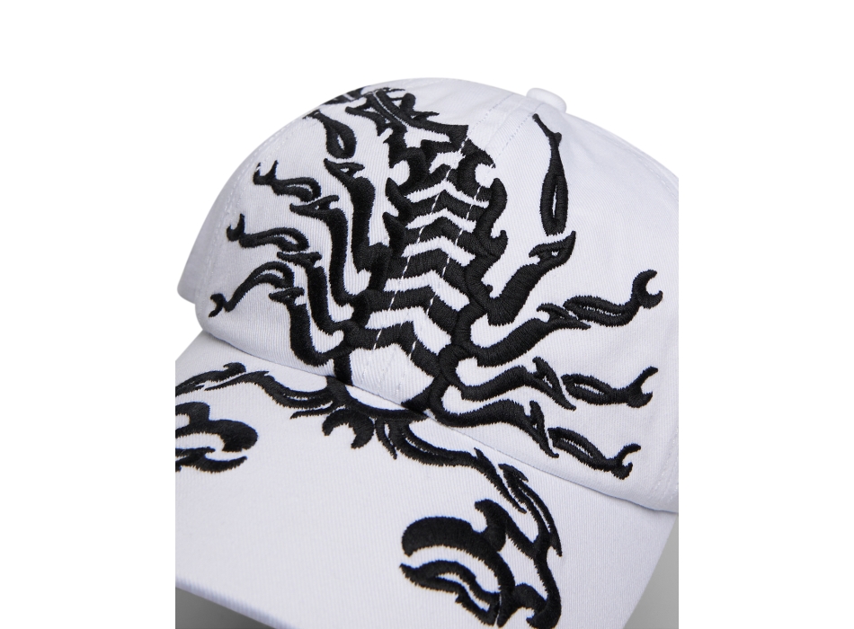 SCORPION BAY BASEBALL HAT ICONIC IRON WHITE