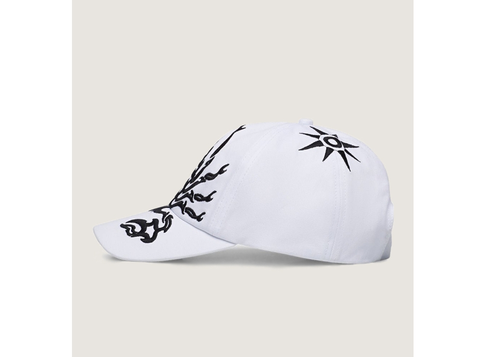 SCORPION BAY BASEBALL HAT ICONIC IRON WHITE