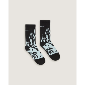 SCORPION BAY DEAD FLAMES MID CUT JACQUARD SOCKS