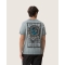 SCORPION BAY HOTEL MAP T-SHIRT GUNMETAL