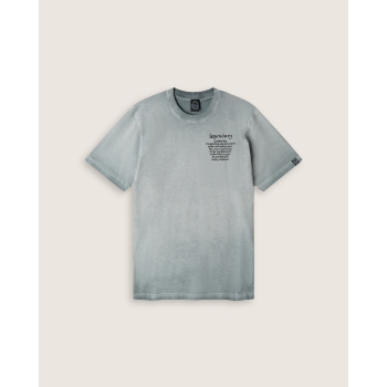 SCORPION BAY HOTEL MAP T-SHIRT GUNMETAL