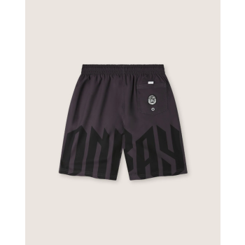 SCORPION BAY JAM SHORT BOARDSHORT GOTHING LETTERING BLACK