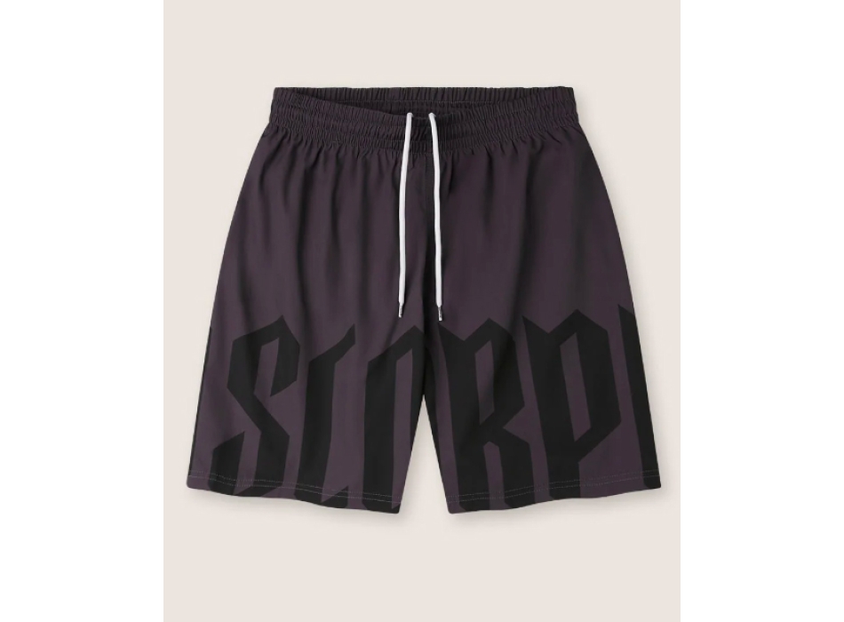 SCORPION BAY JAM SHORT BOARDSHORT GOTHING LETTERING BLACK