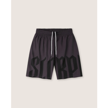 SCORPION BAY JAM SHORT BOARDSHORT GOTHING LETTERING BLACK