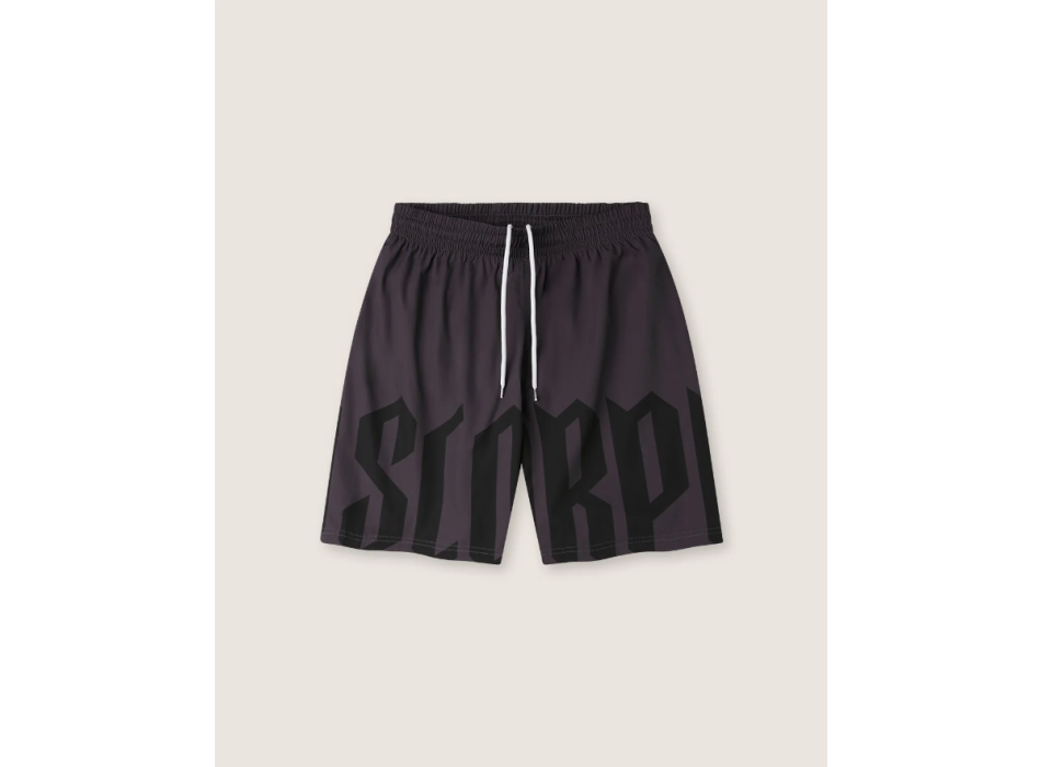 SCORPION BAY JAM SHORT BOARDSHORT GOTHING LETTERING BLACK