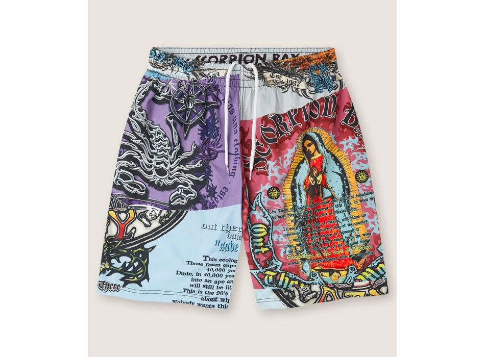 SCORPION BAY JAM SHORT BOARDSHORT GUADALUPE PURPLE