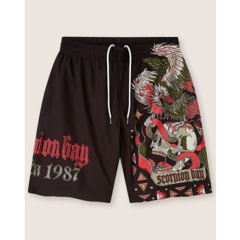 SCORPION BAY JAM SHORT BOARDSHORT HASTA 1987 BLACK