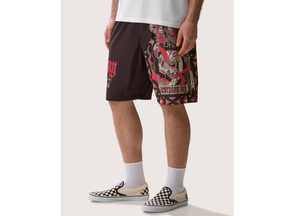 SCORPION BAY JAM SHORT BOARDSHORT HASTA 1987 BLACK