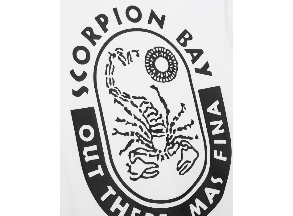 SCORPION BAY LOGO ICONIC T-SHIRT WHITE