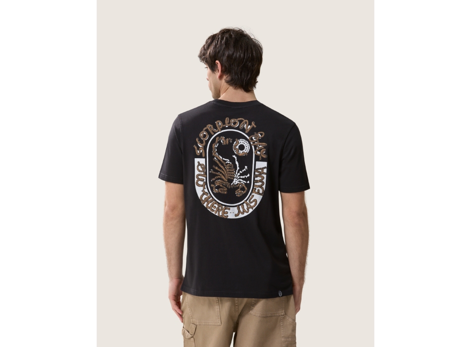 SCORPION BAY ROPE LOGO T-SHIRT BLACK