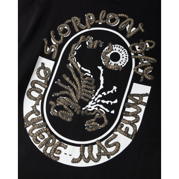 SCORPION BAY ROPE LOGO T-SHIRT BLACK