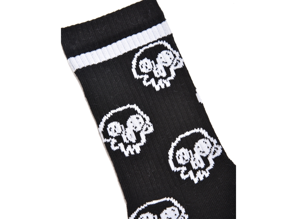 SCORPION BAY SKETCHED KULLS SOCKS BLACK