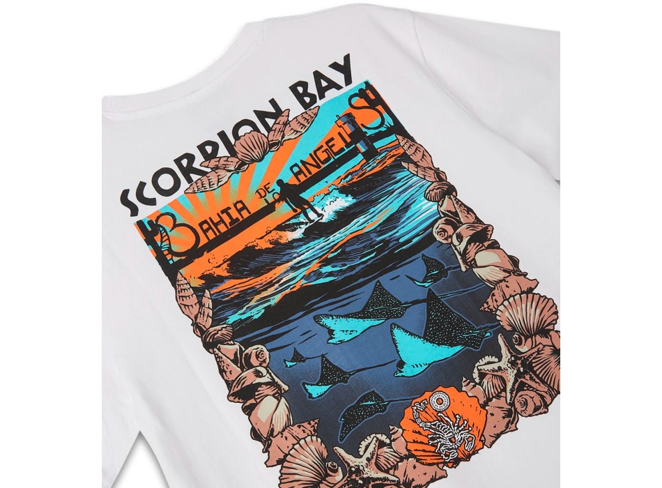 SCORPION BAY T-SHIRT BAJA TOUR BAHIA WHITE
