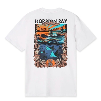 SCORPION BAY T-SHIRT BAJA TOUR BAHIA WHITE