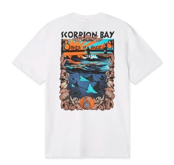 SCORPION BAY T-SHIRT BAJA TOUR BAHIA WHITE