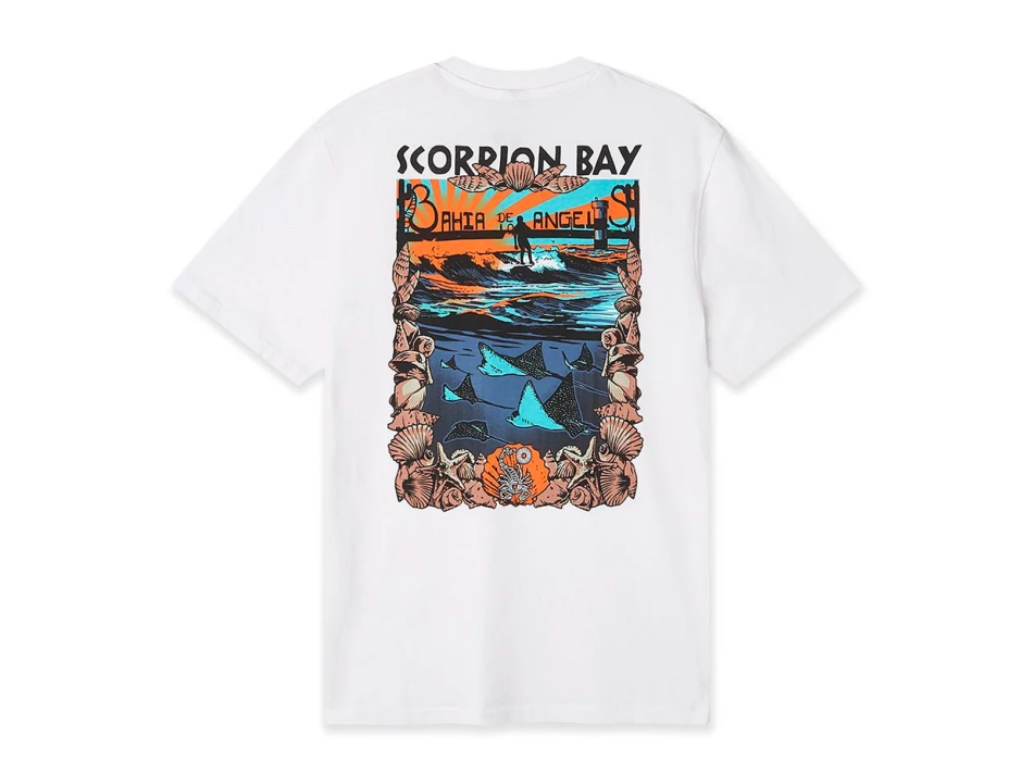 SCORPION BAY T-SHIRT BAJA TOUR BAHIA WHITE