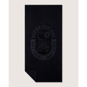 SCORPION BAY BEACH TOWEL JAQUARD BLACK