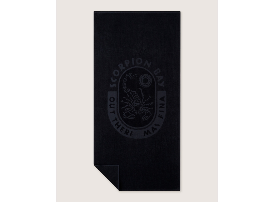 SCORPION BAY BEACH TOWEL JAQUARD BLACK
