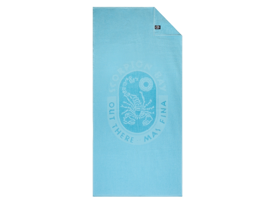 SCORPION BAY BEACH TOWEL JAQUARD BLUE AVIO